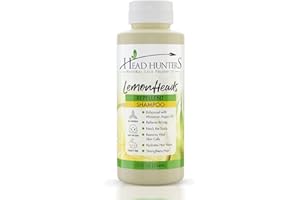 HEAD HUNTERS NATURAL LICE PRODUCTS Lemon Heads Lice Prevention Shampoo - Daily Head Lice Shampoo for Kids and Adults - Natural and Non-Toxic, Extremely Effective Without Chemicals - Head Hunters - 12 Fl Oz