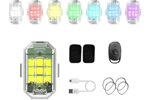 KINGSEA Wireless Remote Control Led Strobe Light, Moped Underglow Accessories,Led Strobe Light with Wireless Intelligent Remote Control, for Harley-Davidson Honda Kawasaki Suzuki