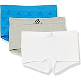 adidas womens Seamless Boyshort Underwear Multipack