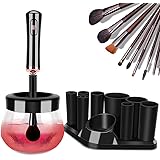 Makeup Brush Cleaner Dryer, Neeyer Super-Fast Electric Brush Cleaner Machine Automatic Brush Cleaner Spinner Makeup Brush Too