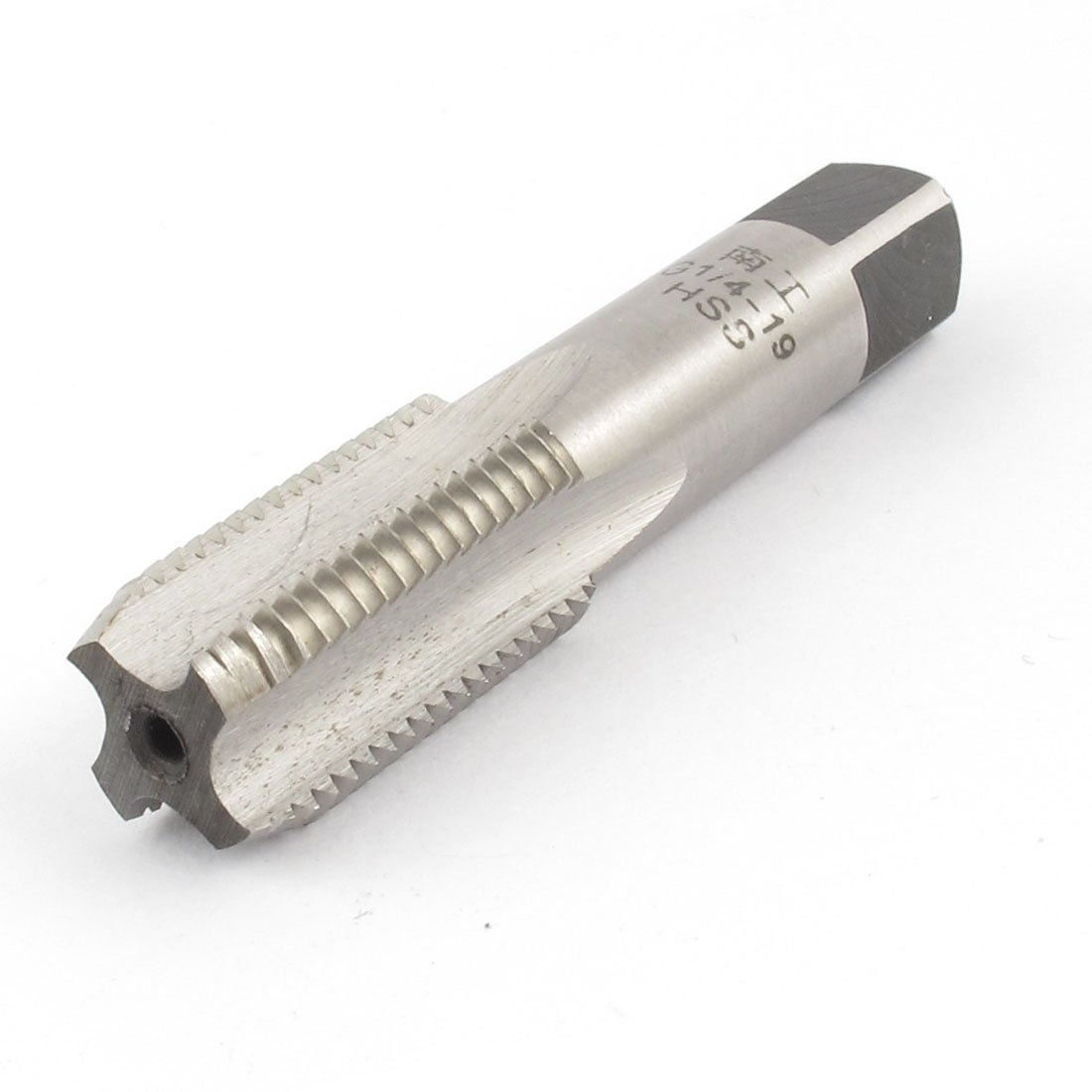Sourcingmap G1/4-19 55 Degree Taper Pipe Thread 4 Flutes HSS Screw Tap