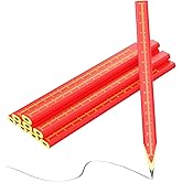 KR. LIF 8 PCS Carpenter Pencils Construction Pencil, Carpenter Marking Pencil for Woodworking Concrete Scriber Marking Tool