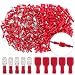 Hilitchi 100pcs 22-16 Gauge Fully Insulated Male Female Spade Quick Splice Wire Terminals Wire Crimp Connectors Set