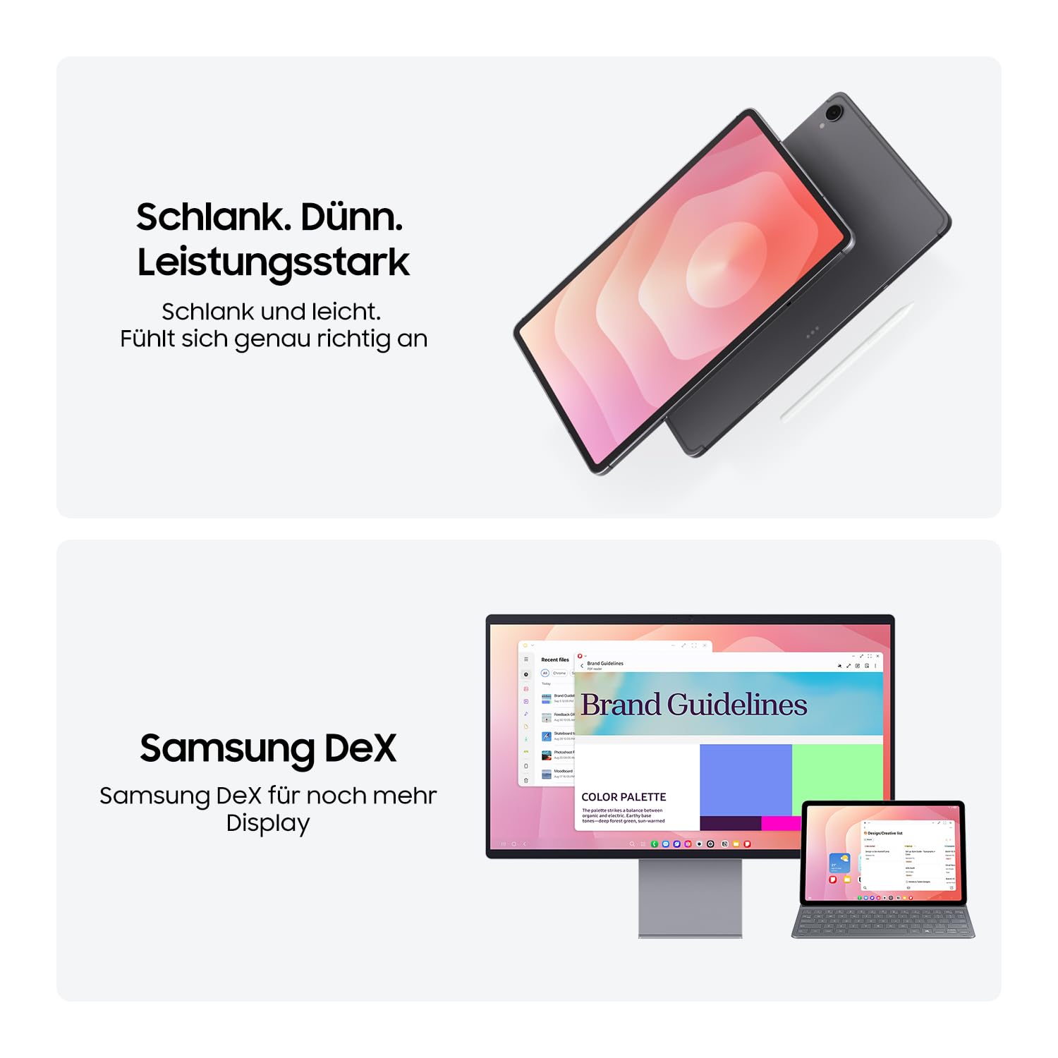 Samsung Galaxy Tab S11, AI Tablet, Wi-Fi, Leichtes Design, Vielseitige KI-Tools, DeX, 128 GB Speicher, 12 GB RAM, Lange Akkulaufzeit, Gray, 3 Jahre Herstellergarantie [Exklusiv auf Amazon] 3