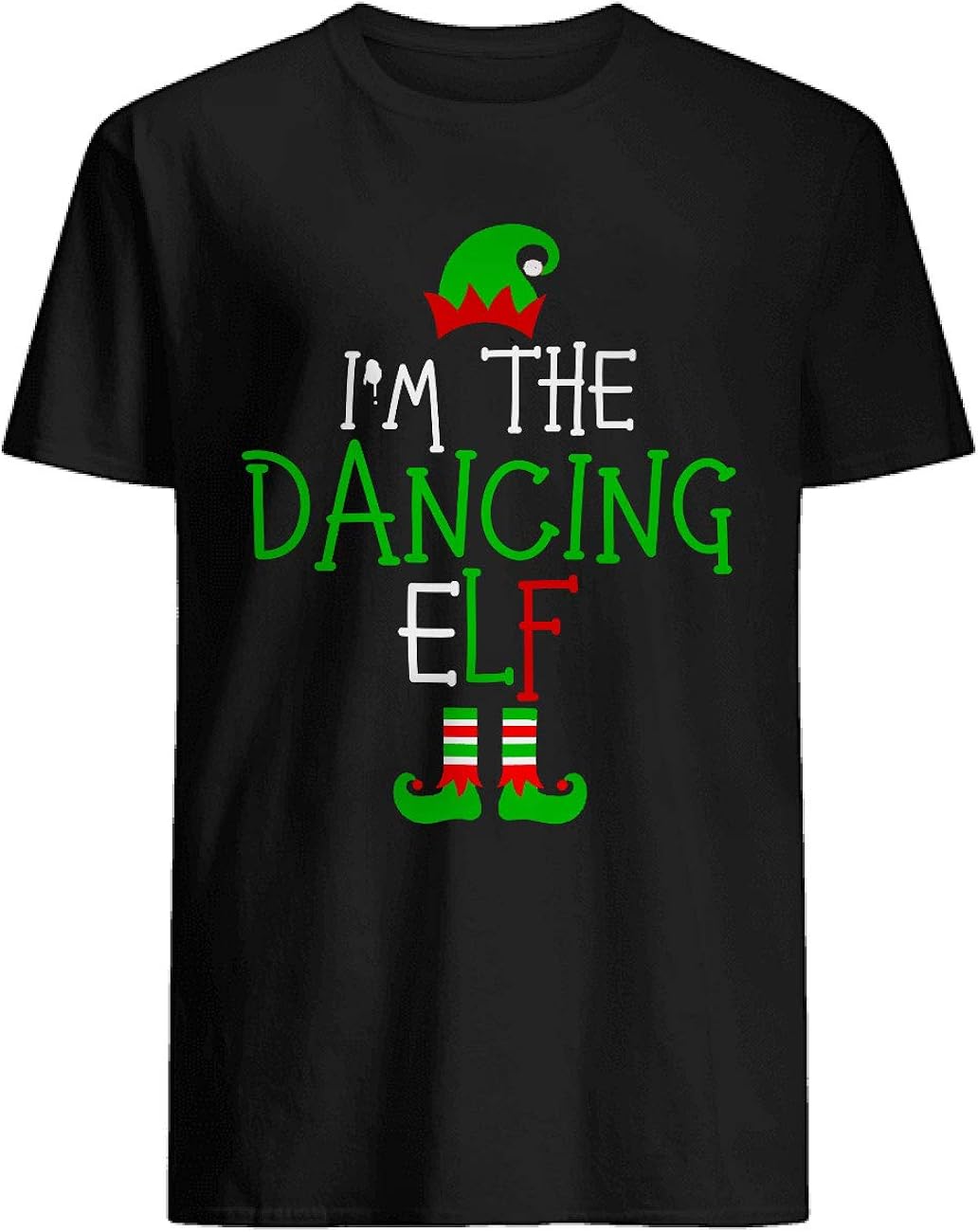 Christmas Elf Shirt I'm The Dancing Elf Cool Christmas Elf