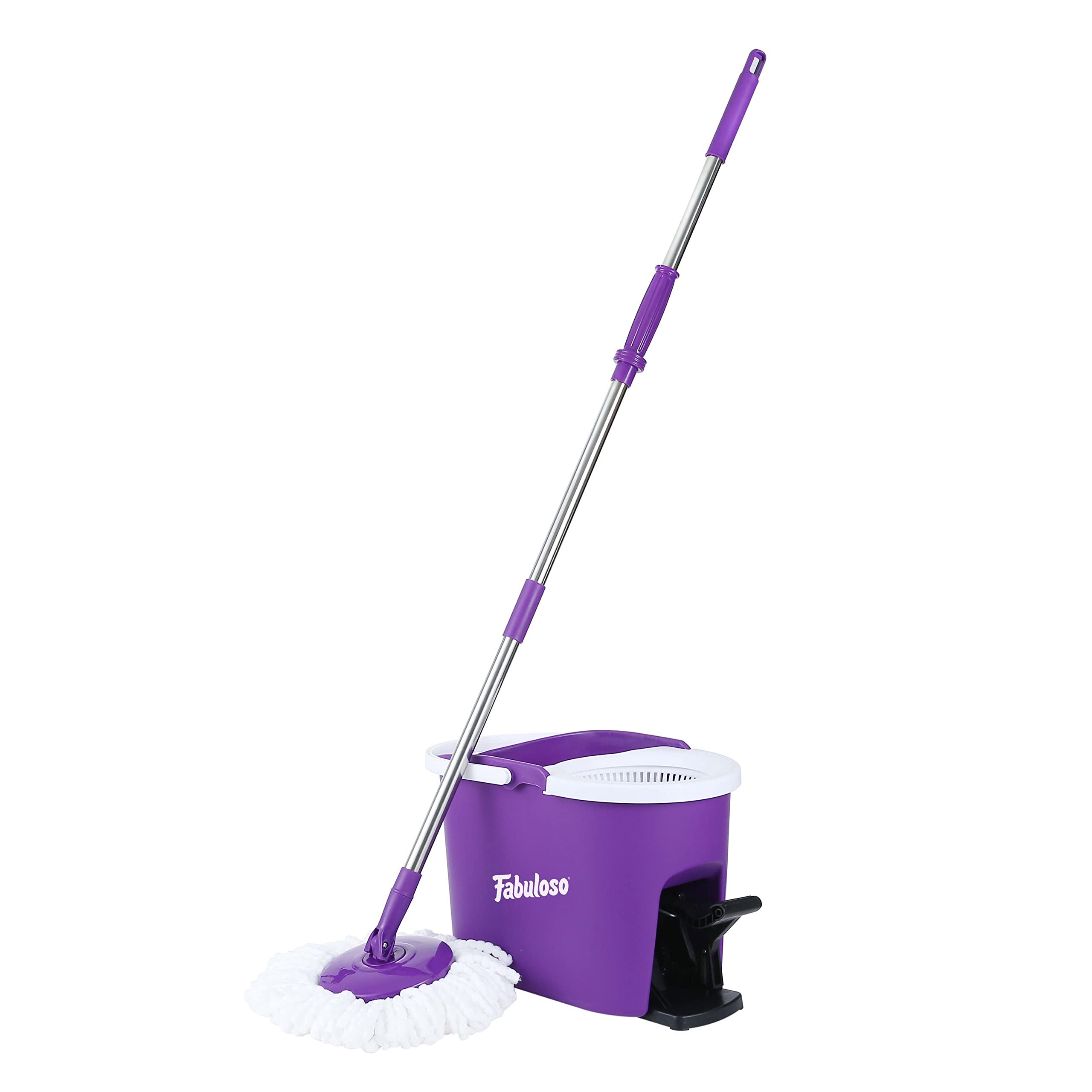 Fabuloso Spin Mop and Bucket, Hands-Free Wringing Spin Bucket | Machine ...