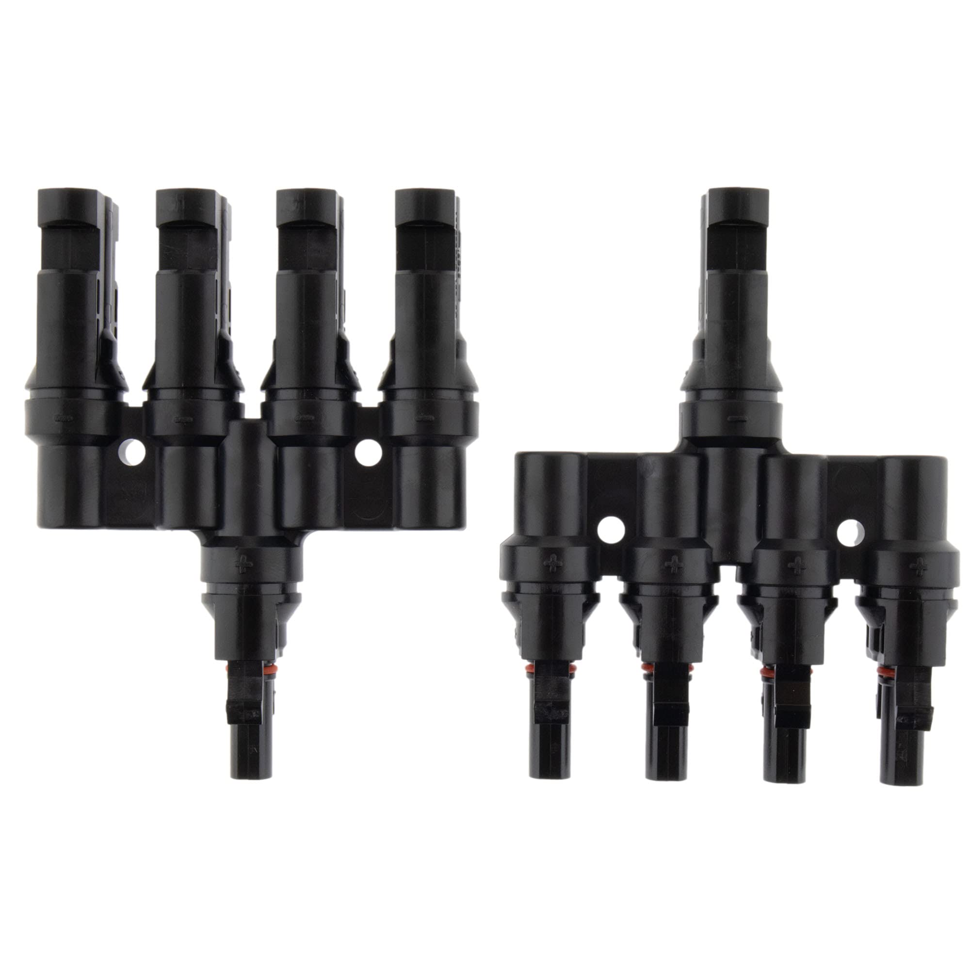 Seki 19307 Y-Connector 4-Way Y Connector/Distributor/Junction Sockets for Parallel Connection of Solar Modules; Set of Two-Piece; Solar Panel Parallel Adapter - PV Plug Suitable for Island Systems