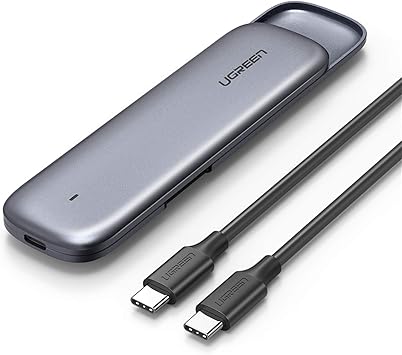 UGREEN Carcasa M.2 NVMe USB C, Caja Externa M.2 NVMe PCIe USB 3.1 con