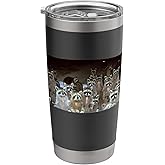 Funny Raccoon Gang Meme Stainless Steel Insulated Tumbler