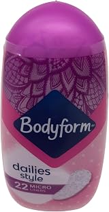 Bodyform Women's Daily Style Micro Briefs 4-Pack 88 Liners Total view 2