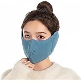 TecHong Winter Fleece Face Mask with Ear Cover, Windproof Cold Weather Mask | Soft fleece winter mask with ear coverage, adjustable fit, breathable design, and wind protection for outdoor activities