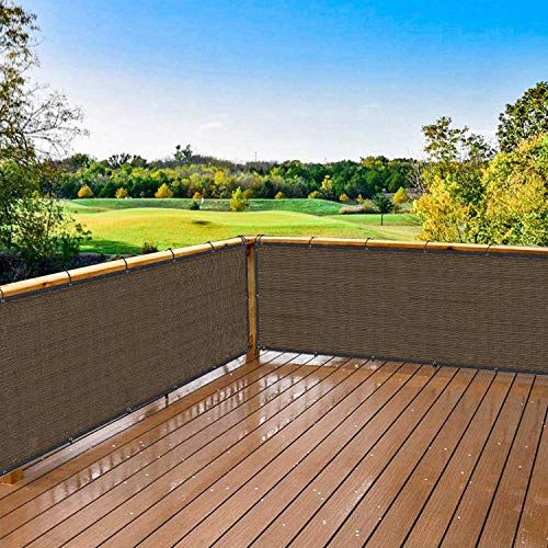 DearHouse Balcony Privacy Screen Cover, 3.5ft x16.5ft Privacy Screen