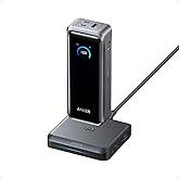 Anker Prime Power Bank, 26,250mAh 300W with Fast Charging Base | Powers Up to 6 Devices, Two-Way Charging, Flight-Safe, App Control, Ideal for Creators, MacBook, iPhone 17 Series, and More