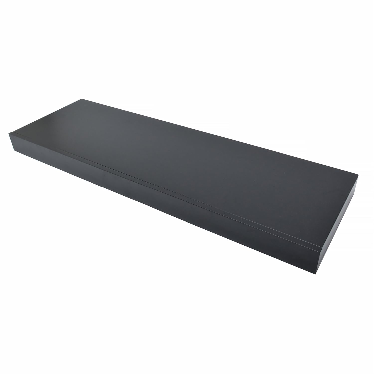 DURAline Floating Wall Shelf with DrawerBlack Gloss, Wood, Amazon.co