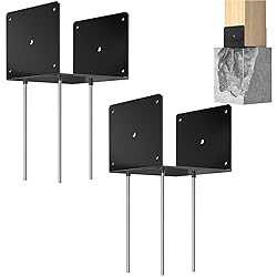 FMhotu 8x8 Concrete Post Base(2 PCS), Deck Post