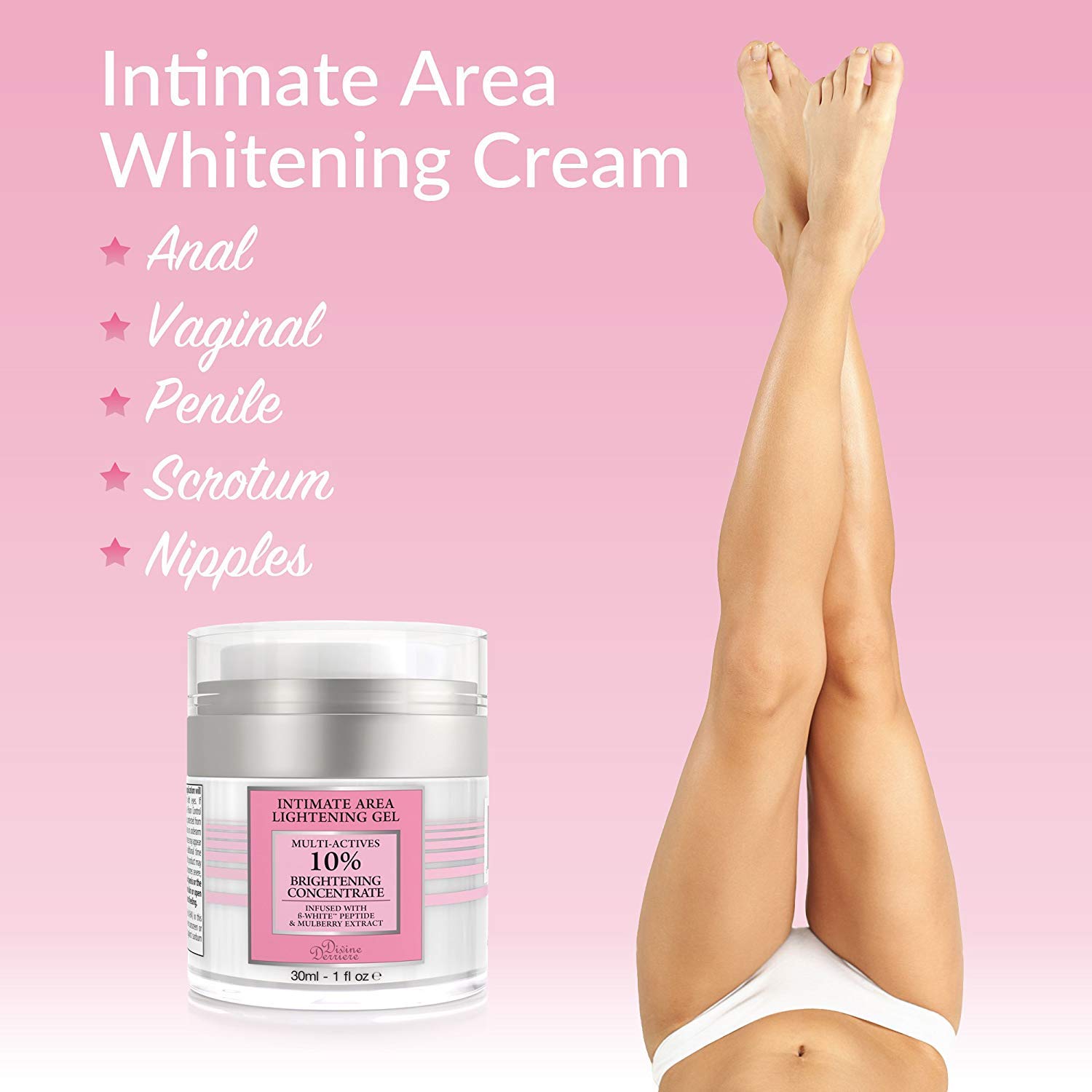 lightening gel for sensitive areas