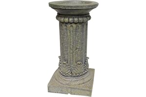 Echo Valley 9176 Tirreno Resin Pedestal Column for Gazing Globe or Sundial