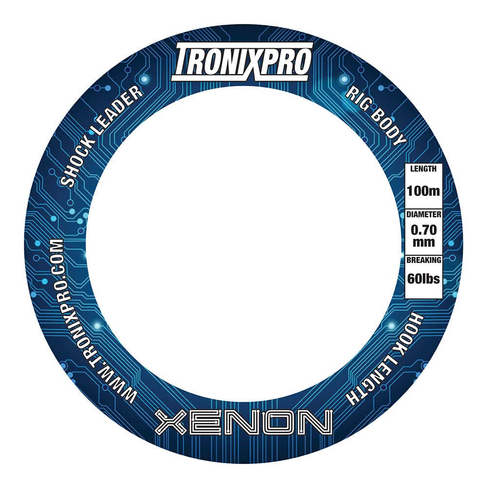 Tronixpro Unisex's Xenon Fishing Leader Line, Clear, 0.7mm