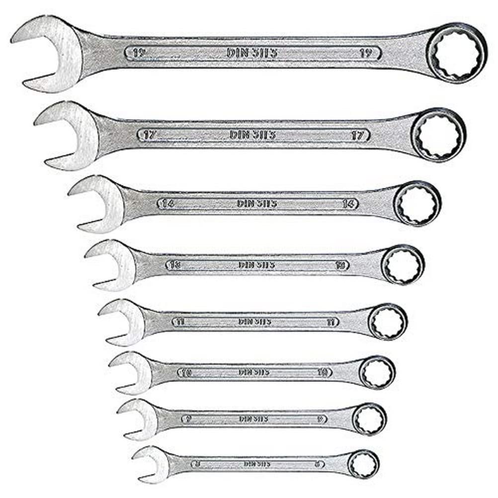 kwb Kraftixx fork ring key set, 8-piece 460390