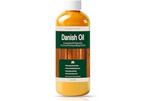 LIIZOUSUDA Danish Oil for Wood - Pure Polymerized Linseed Oil Wood Finish & Sealer - Ideal for Furniture, Butcher Blocks, Salad Bowls, & More - Restore & Protect, Fast Curing