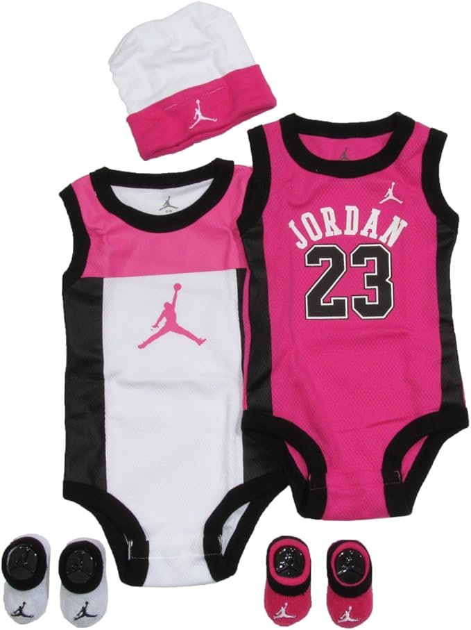 pink jordan baby clothes