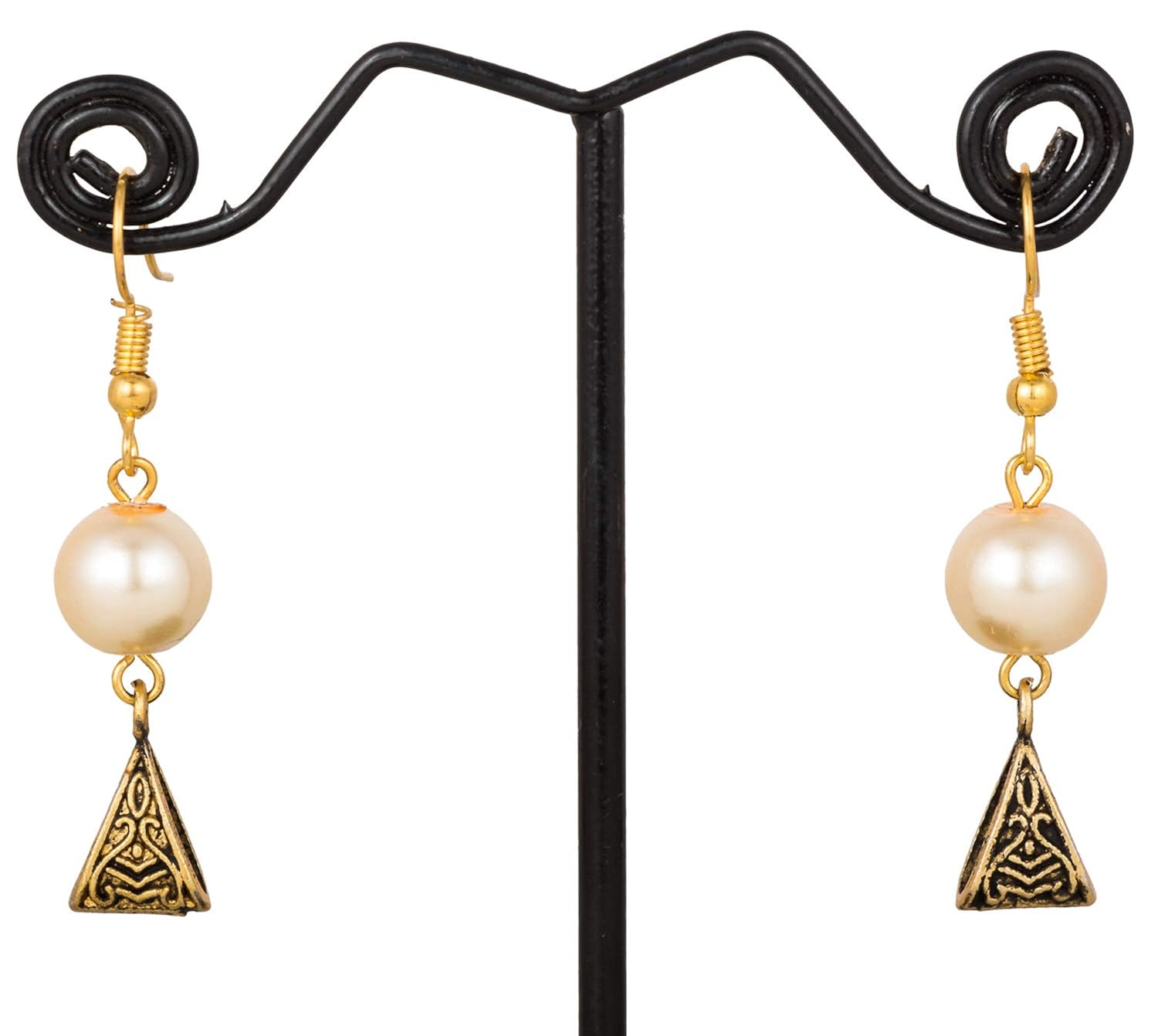 samyra pearl choker traditional necklace set with earrings for girls and women