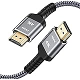 Highwings 4K@60Hz HDMI Cable 10ft, 2.0 18Gbps HDMI Cable Nylon Braided - Supports Ethernet, 4K HDR, 2160p 1080p 3D HDCP 2.2 A