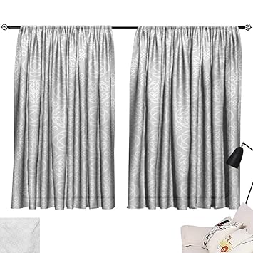 Amazon Com Ediyuneth Pocket Thermal Insulated Tie Up Curtains