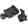 Arca Lock Clamp with Harris Bipod Adapter,Compatiable with S (Swivel) Type Harris Bipods,Arca Lock Clamp Compatiable with Atlas NC Bipods,Works on All Standard Arca 1.5" Dovetail Rails