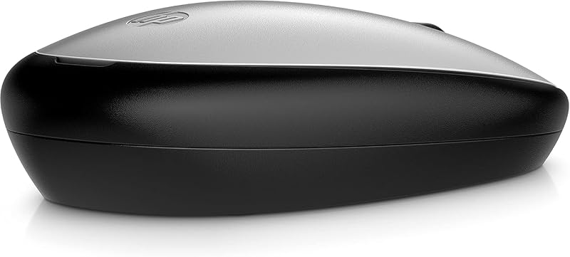 Rato sem fios Empire 240 (sensor ótico de 1600 dpi, Bluetooth 5.1, 3 botões, roda de scroll, design ambidestro elegante, Windows 11, macOS, Chrome OS) prateado