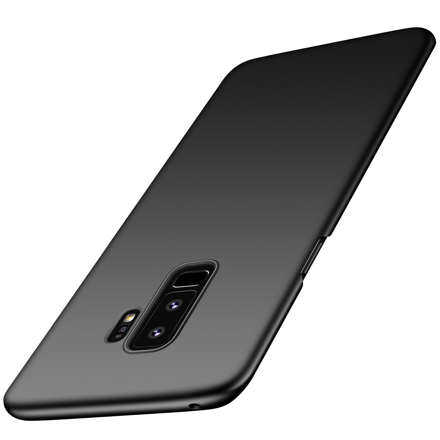 Avalri for Samsung Galaxy S9 Plus Case, Minimalistic Design Ultra Thin Hard Case PC Shock and Scratch Resistant Compatible with Samsung Galaxy S9 Plus (Smooth Black)