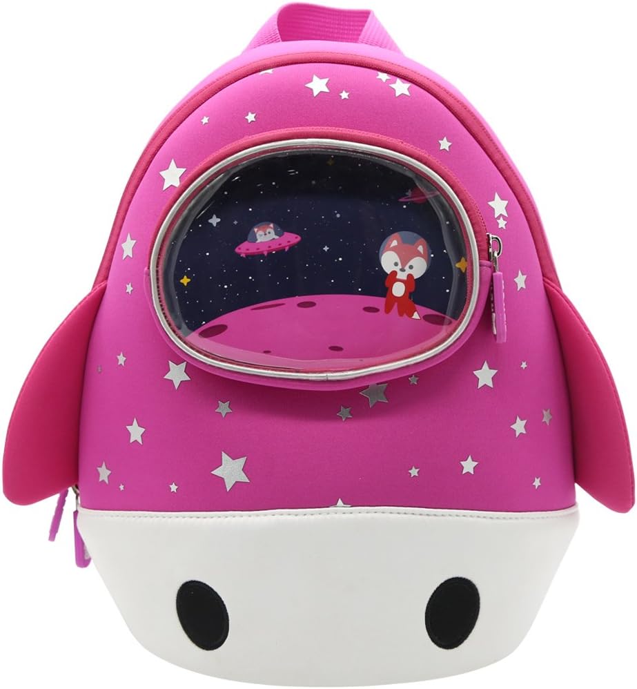 Alnaue Preschool Kids Backpack Waterproof Backpack Cute Pink Toddler Girl School Bag