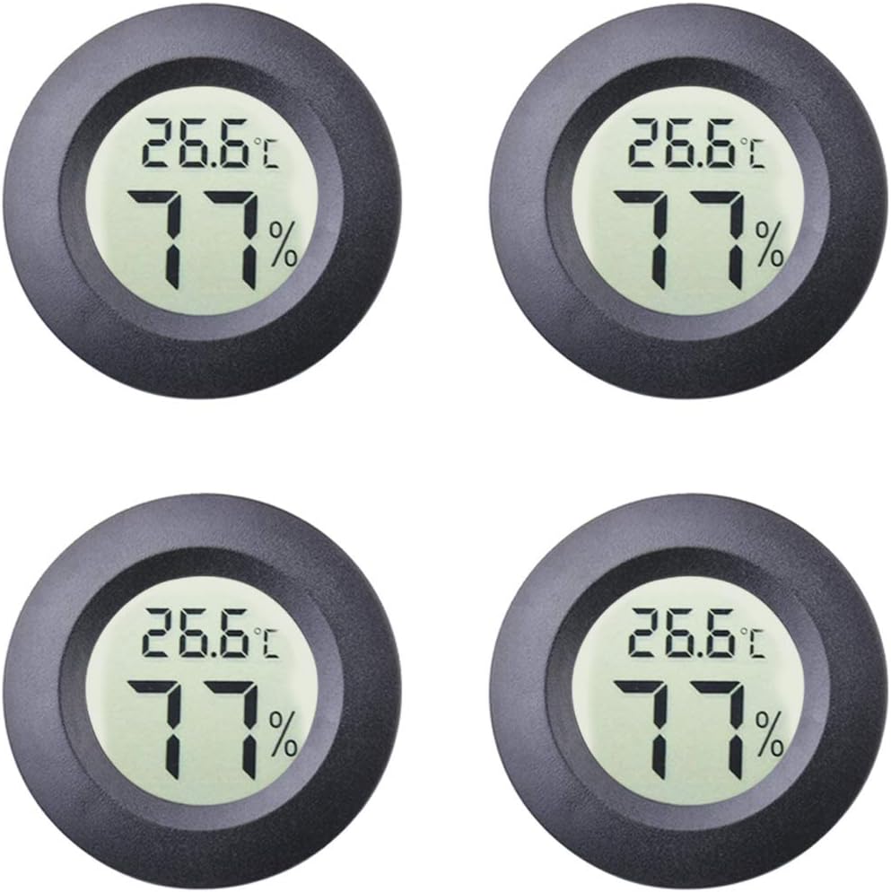 Testeur D'Humidité Et Température Wintact - Hygromètre Numérique Avec Ecran LCD Rétroéclairé | Pour Maison, Plantes, HVAC