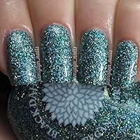 Bells of Ireland | Full Coverage Green Holo Glitter Nail Polish | by Black Dahlia Lacquer