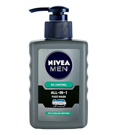 NIVEA Men All-In-1 Pump Facewash, 150ml