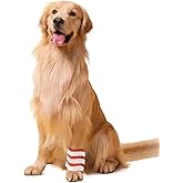 YUYUSO Dog Hot Spot Bandage Dog Leg Bandage No Chew Bandage for Dogs Leg Wound Care Help Licking of Hot Spots