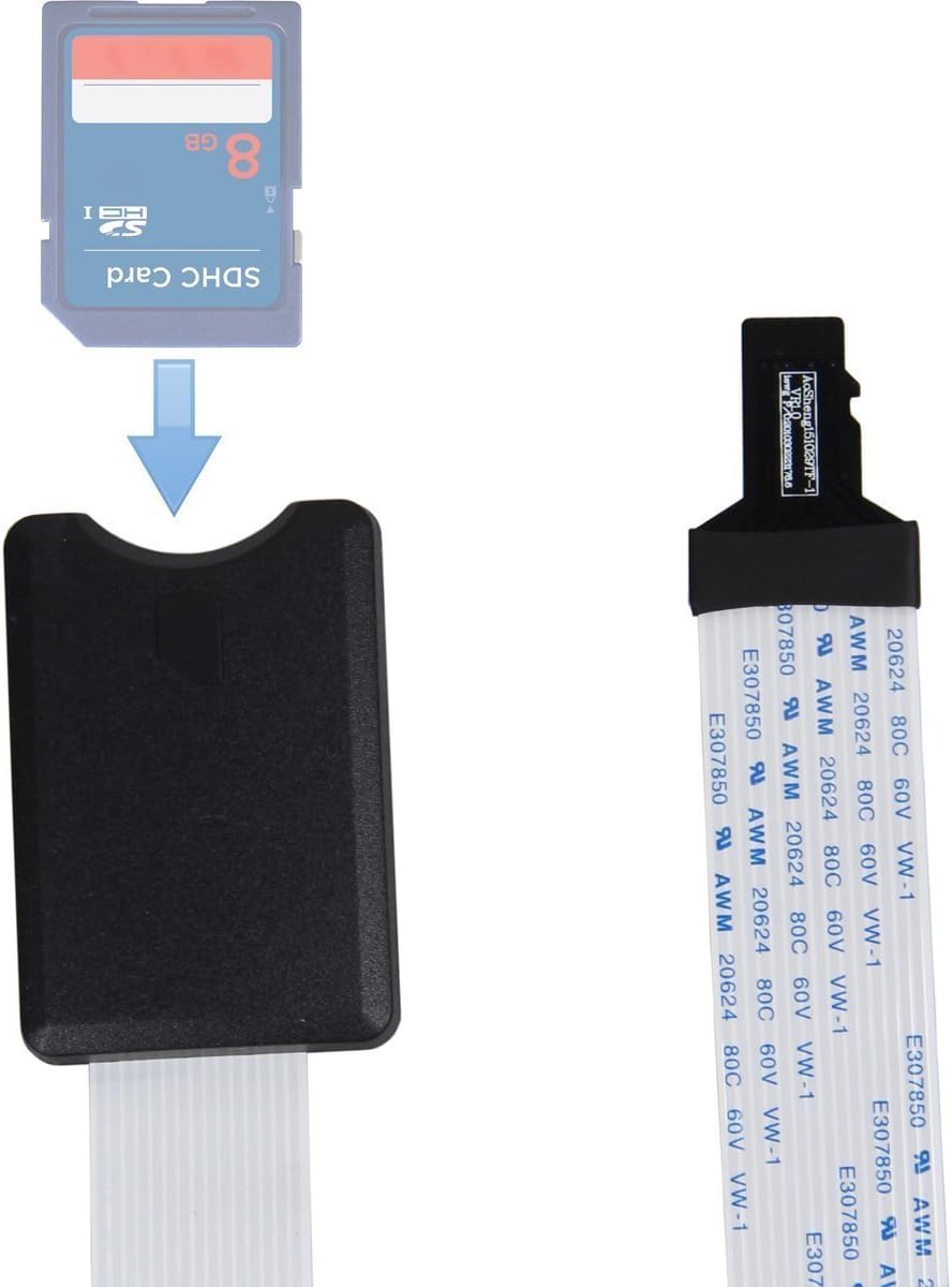 winwill® TF Micro SD To SD Card Extension Cable Adapter Flexible Extender For Car GPS, 16GB to 128GB - Image 3