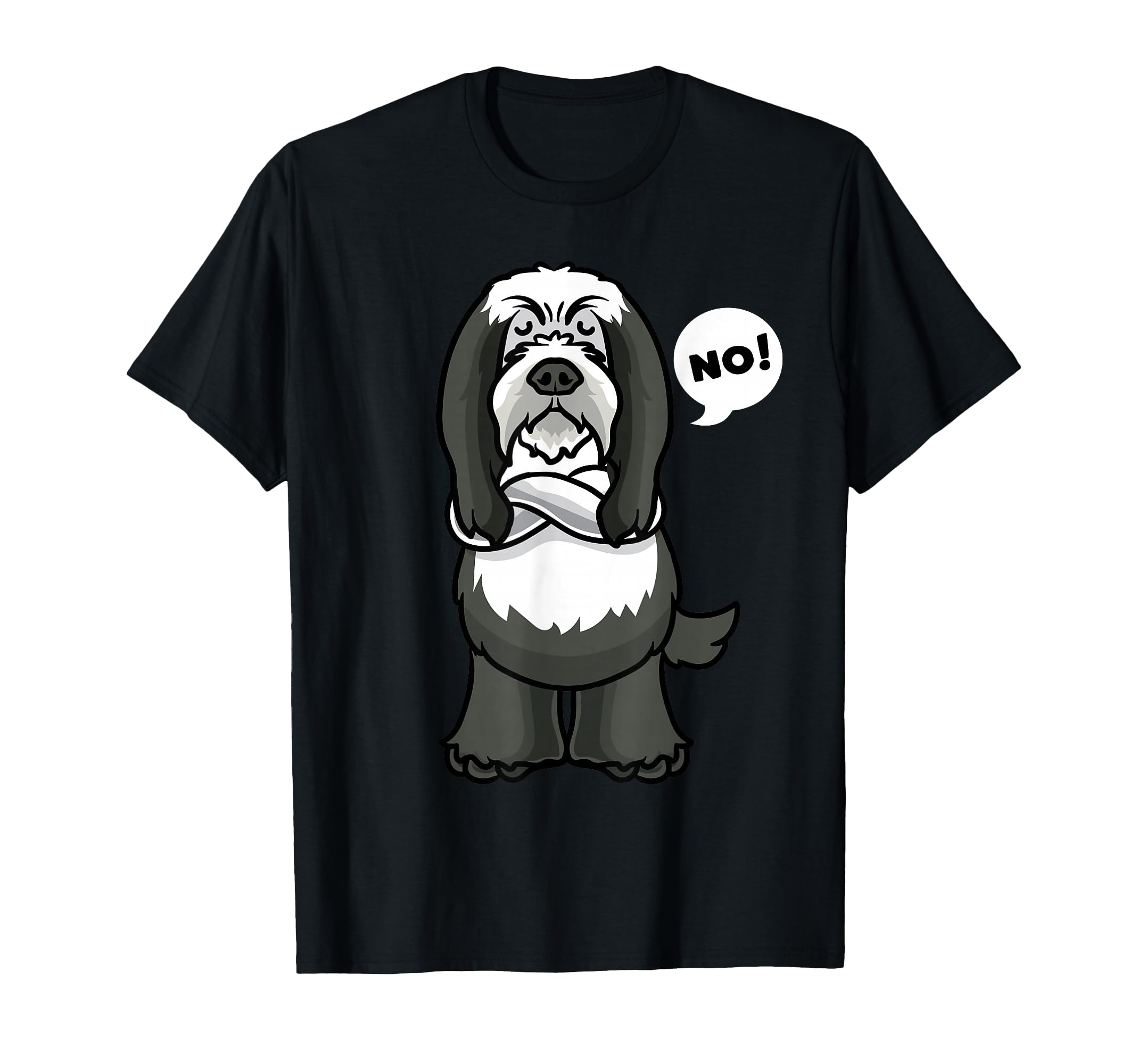 Stubborn Bearded Collie Dog funny T-Shirt