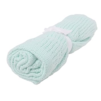green baby blanket