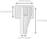 Inaya Child Proof Door Lever Lock 4 Pack - No Drill 3M Adhesive - Minimalist view 6