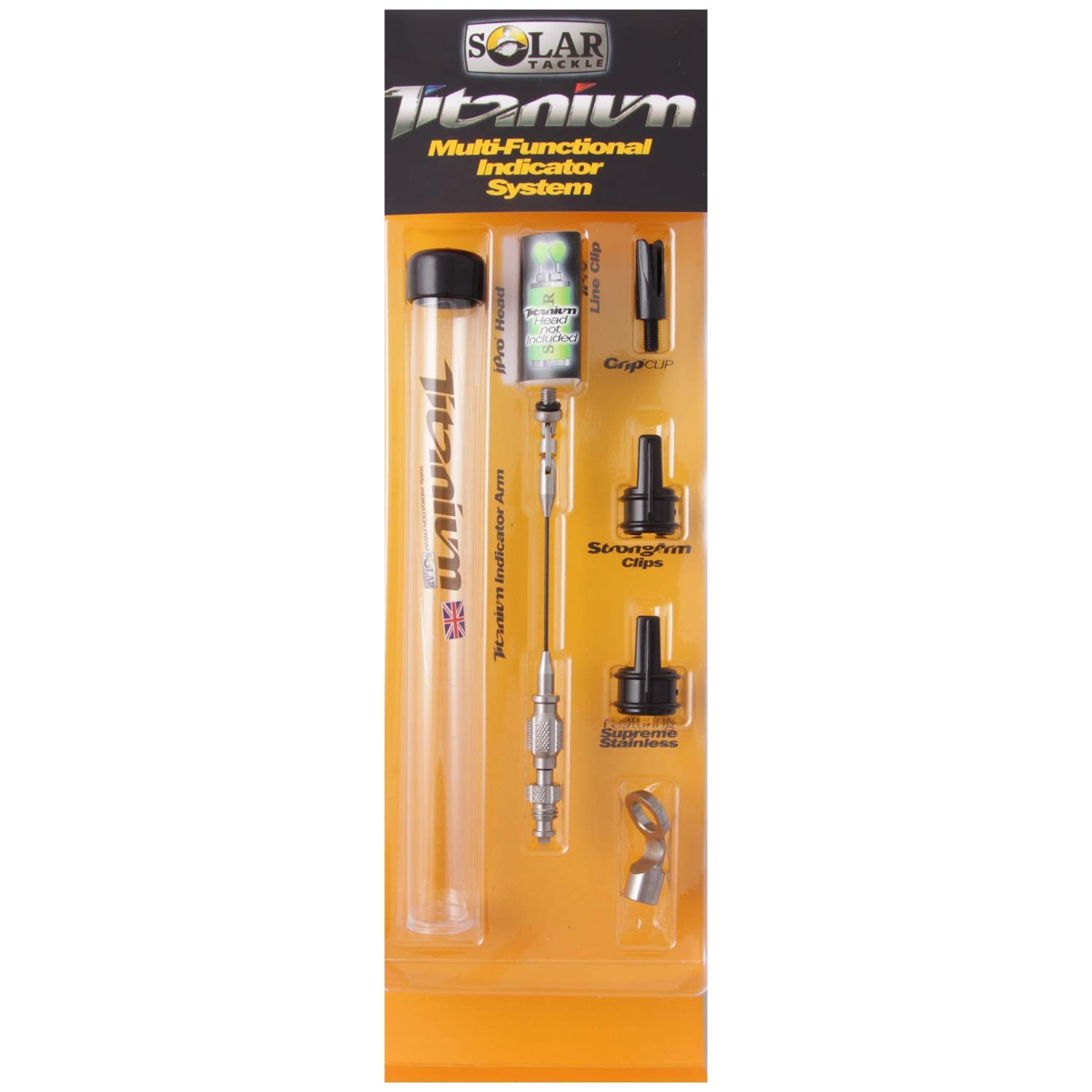 SOLAR TACKLE TITANIUM SHORT ARM ONLY (HOCKEY STICKS NO HEAD OR CLIPS)