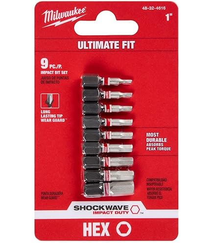 Milwaukee Accessory 48-32-4619 Hex Security Set - Amazon.com