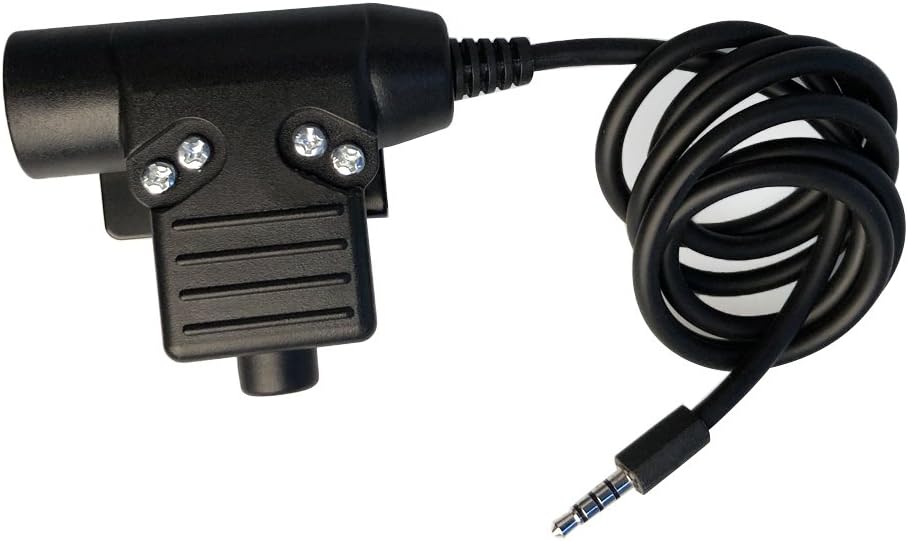 Ranuw Headset Military Adapter for Cellphone 3.5mm Plug