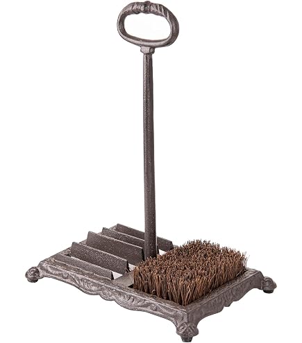 Black Ginger Brosse à Bottes Et Grattoir à Boue En Fonte - Forme Tortue, 30x19x11cm Pour Bottes Et Chaussures