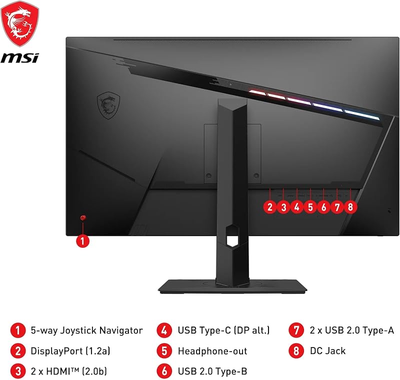 MAG321QR-QD Monitor Gaming 31.5" WQHD, IPS Quantum Dot 2560 x 1440