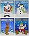 Christmas Activity Coloring Books and Mini Holiday Fun Books, Set, 12 Christmas Coloring Books, 12 Mini Holiday Fun Game Books, 8 Assorted, 3 of each, By 4E’s Novelty,