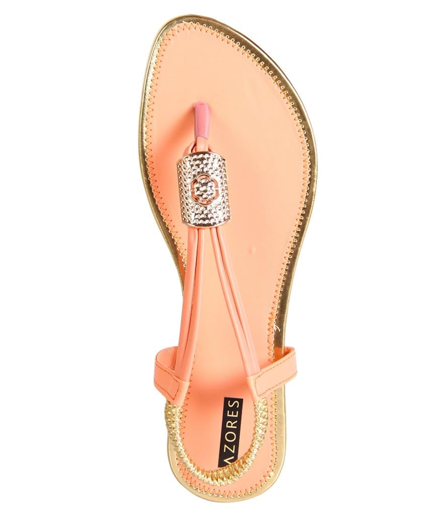 azores women's synthetic flats_peach