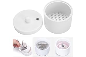 SEMME Nail Box,Sterilizer Tray, Nail Sterilizer Box Alcohol Pedicure Manicure Storage Nail Art Tool Clean Sterilizer Storage Box Case Organizer
