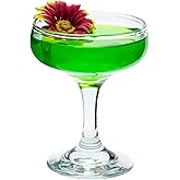 Vikko Cocktail Glasses, Set of 12 Coupe Glass, SMALL Champagne Coupe Glasses, 5.2 Ounce Manhattan Glass For Cocktails, Classic Martini Glasses, Vintage Cocktail Cup, Sparkling Wine Saucers