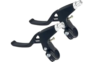 BNVB 1 Pair Bicycle Brake levers, 2pcs Aluminium Alloy Bike Brake Handle Universal 4 Finger 2.2cm fits for Most Bicycle, MTB、